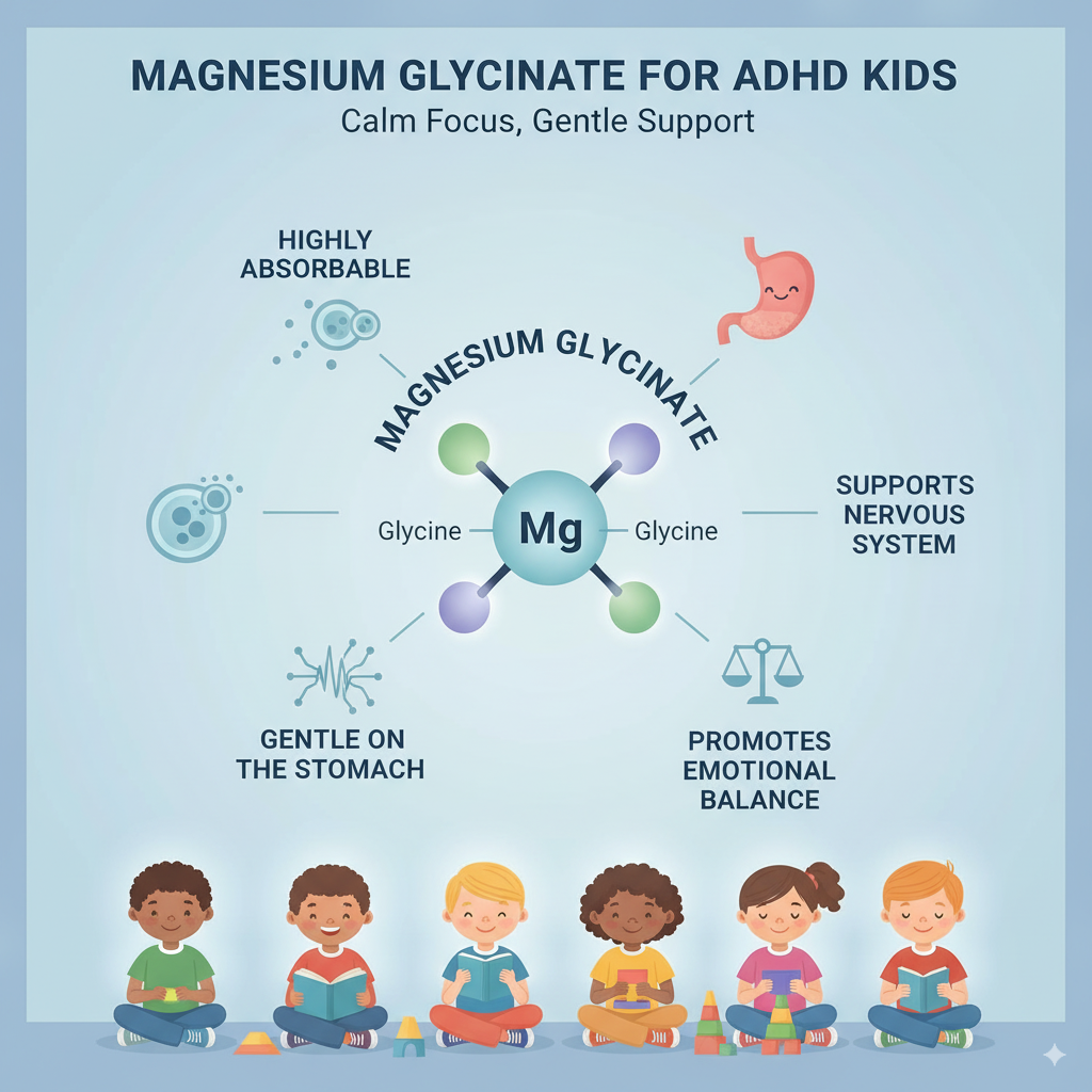 Magnesium Glycinate for ADHD Kids