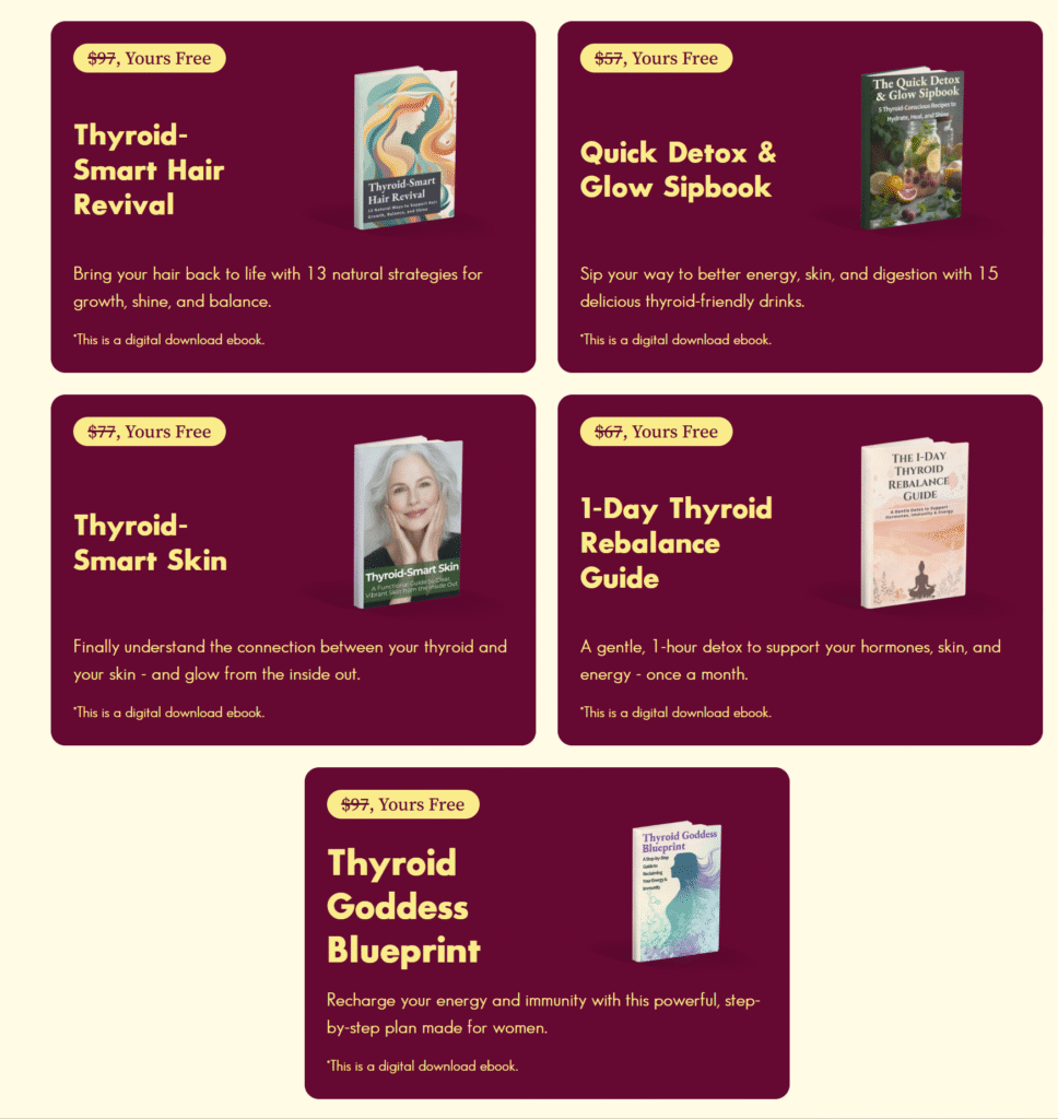 ThyraFemme VIP Bonuses