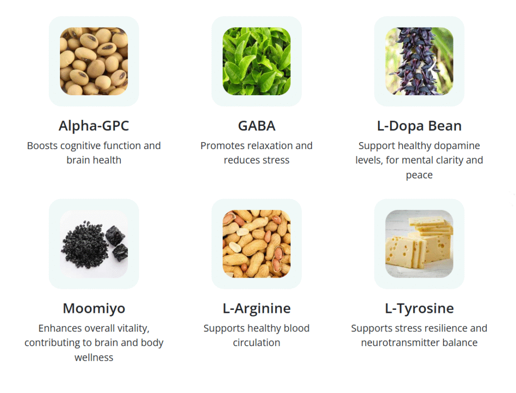 NeuroQuiet Ingredients